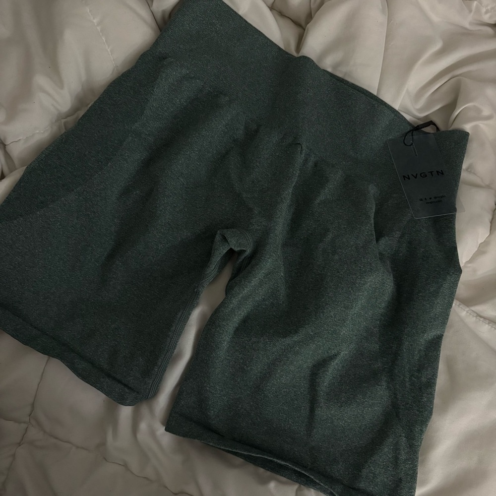 NVGTN Women's Green Bike Shorts